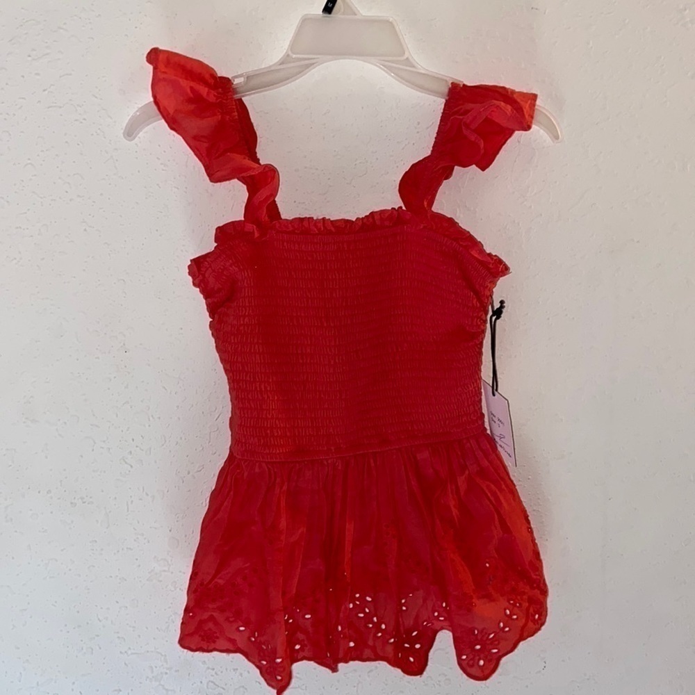 NWT women’s size small Japna orange shirt T22